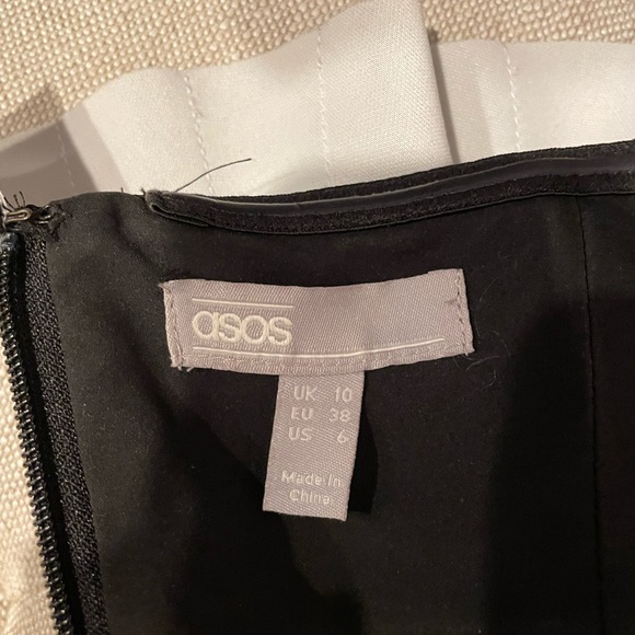 ASOS Strapless Peplum Mermaid Midi Dress (6) - Picture 8 of 11